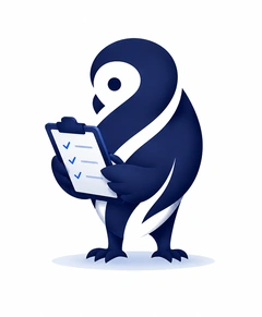 Talenscio Owl Icon with Chart