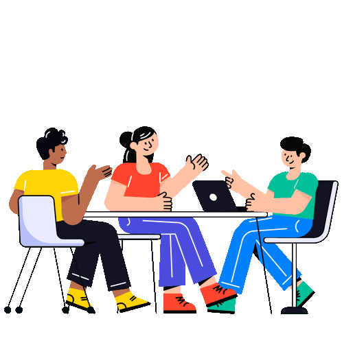 Animation of assessment centre group activity